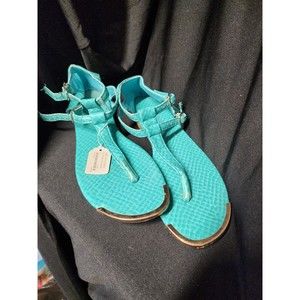 Rosegirl Women's Sandal; Turquoise US 6; NWT